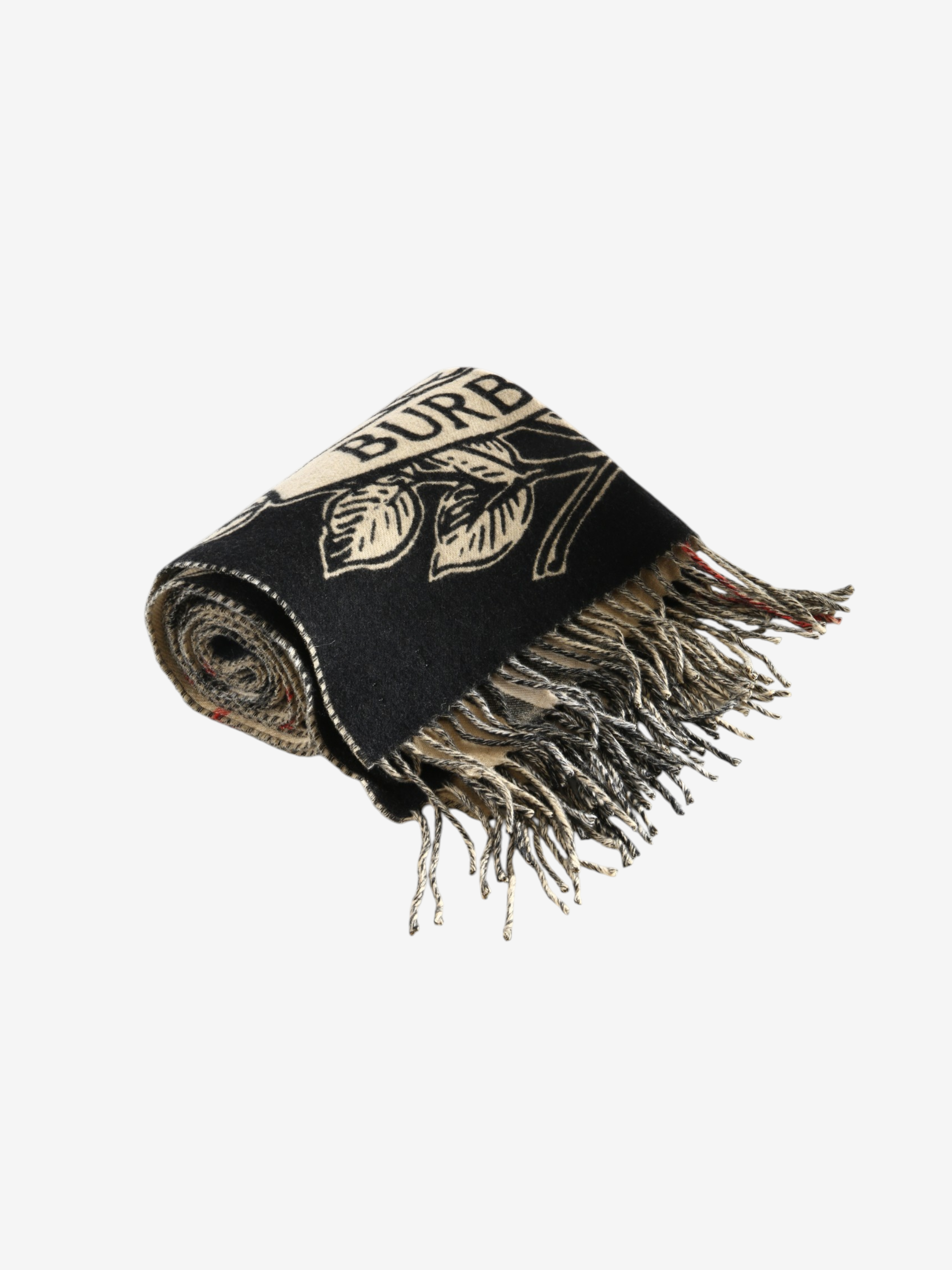 Tan scarf, front view