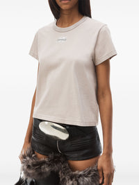 T BY ALEXANDER WANG - Women Shrunken Tee With Blade Logo