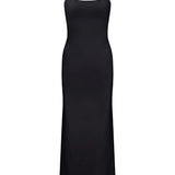 Black dress, front view