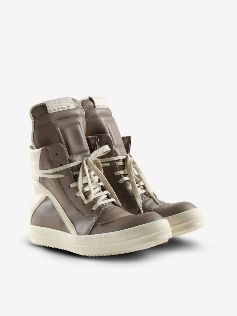 RICK OWENS - Women Scarpe In Pelle Geobasket Sneakers