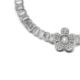 Close up of White jewelry, showing detail