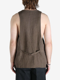 ZIGGY CHEN - Men Asymmetric Oversized Waistcoat