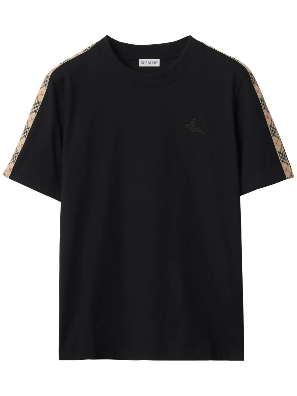 Black t-shirt, front view