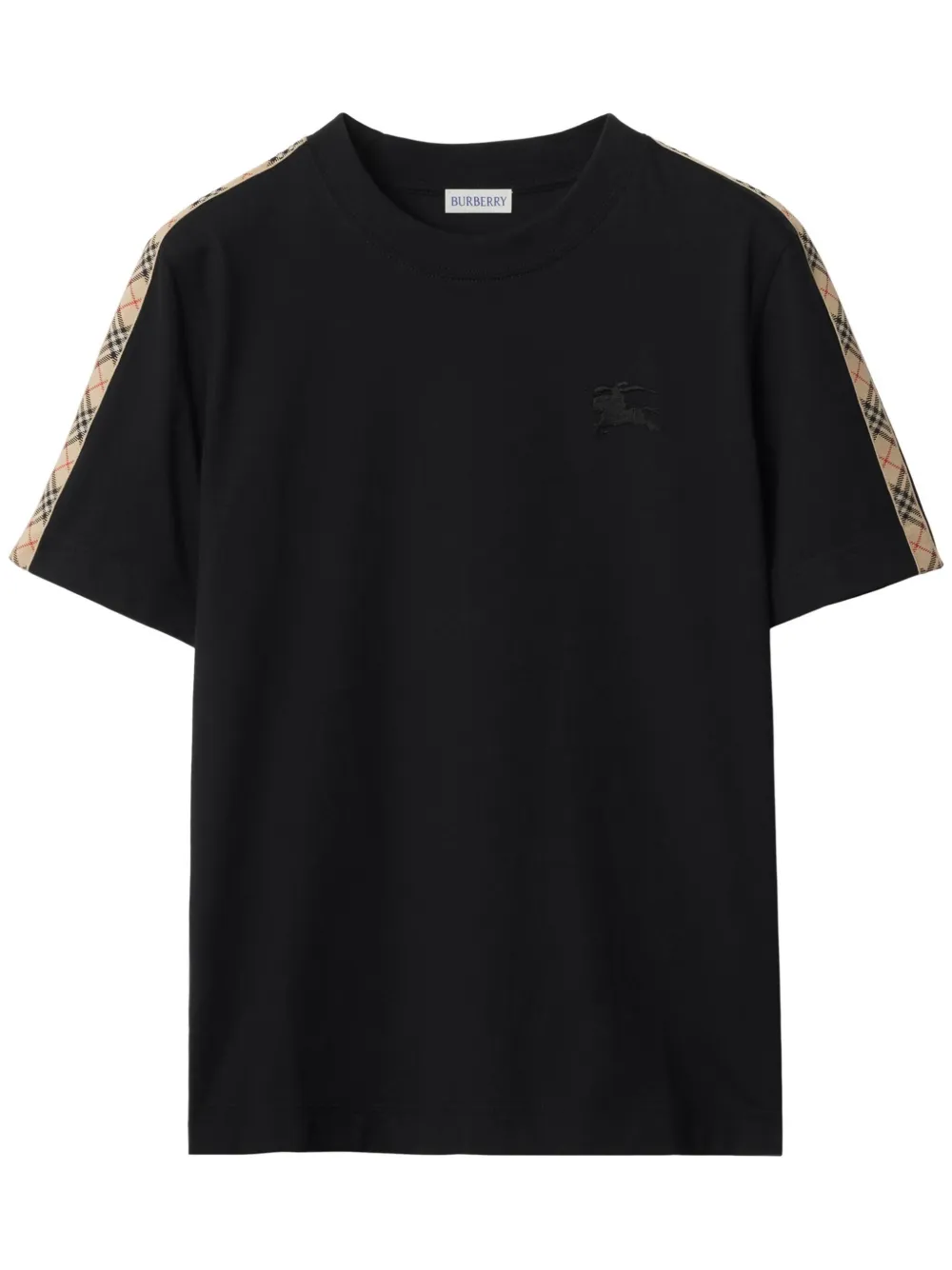 Black t-shirt, front view