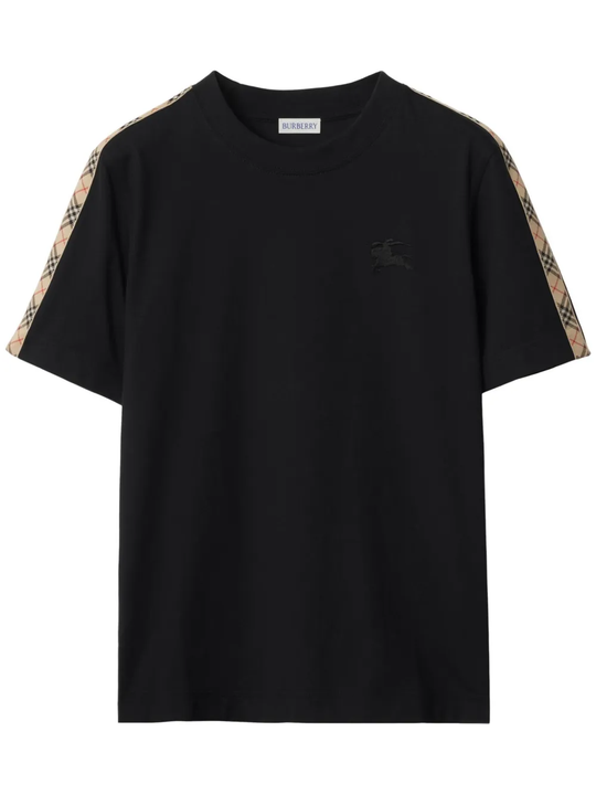 Black t-shirt, front view