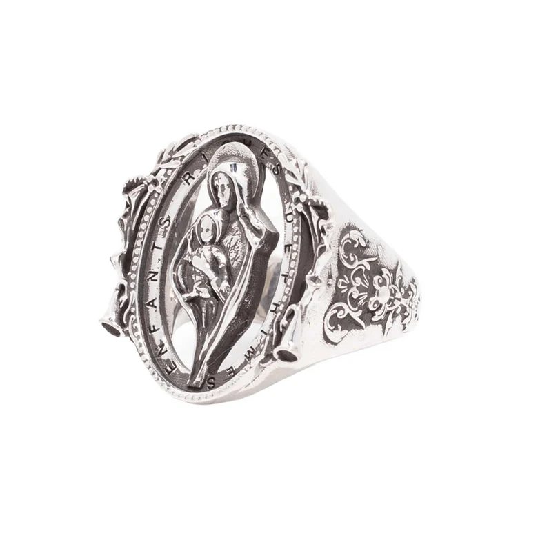 Grey jewelry, front view