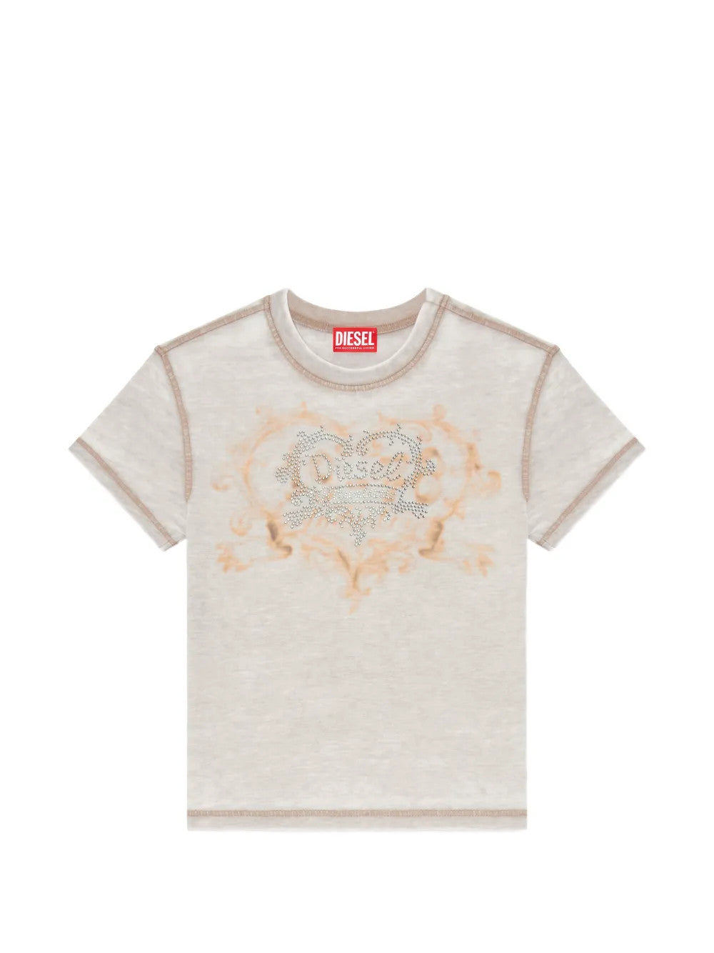Tan t-shirt, front view