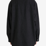 Black shirt, full body view