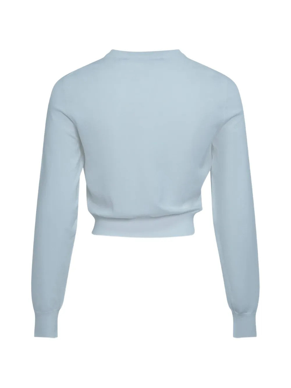 White jacket, back view
