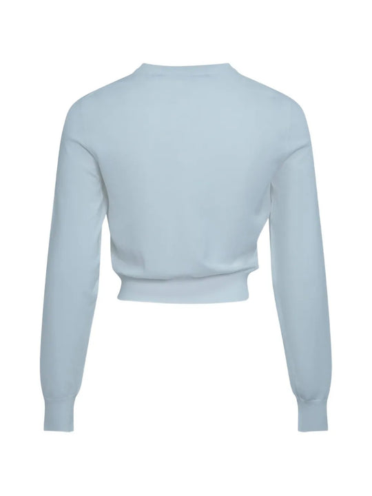 White jacket, back view