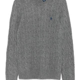 Grey sweater, front view
