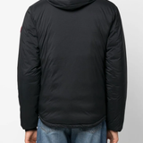 Black hoodie, full body view
