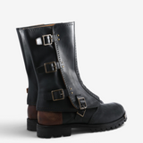 Black boots, side view