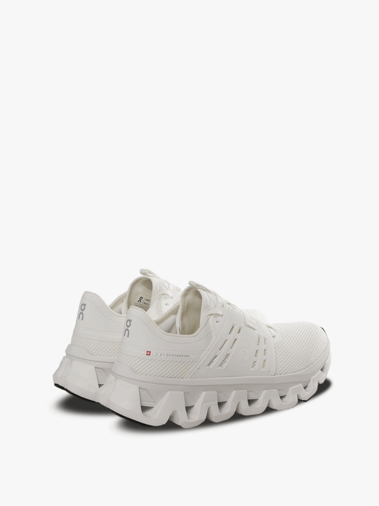 White sneakers, back view