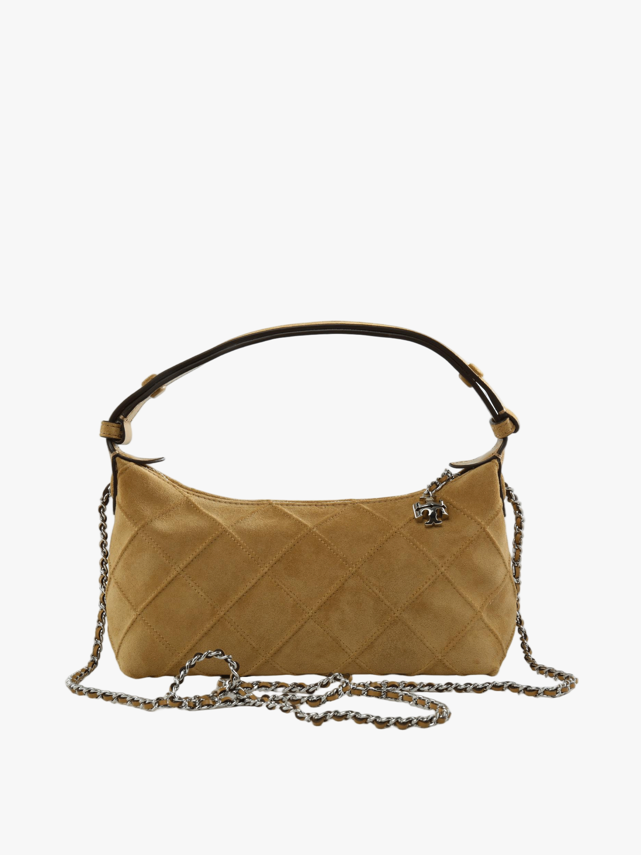 Tan bag, front view