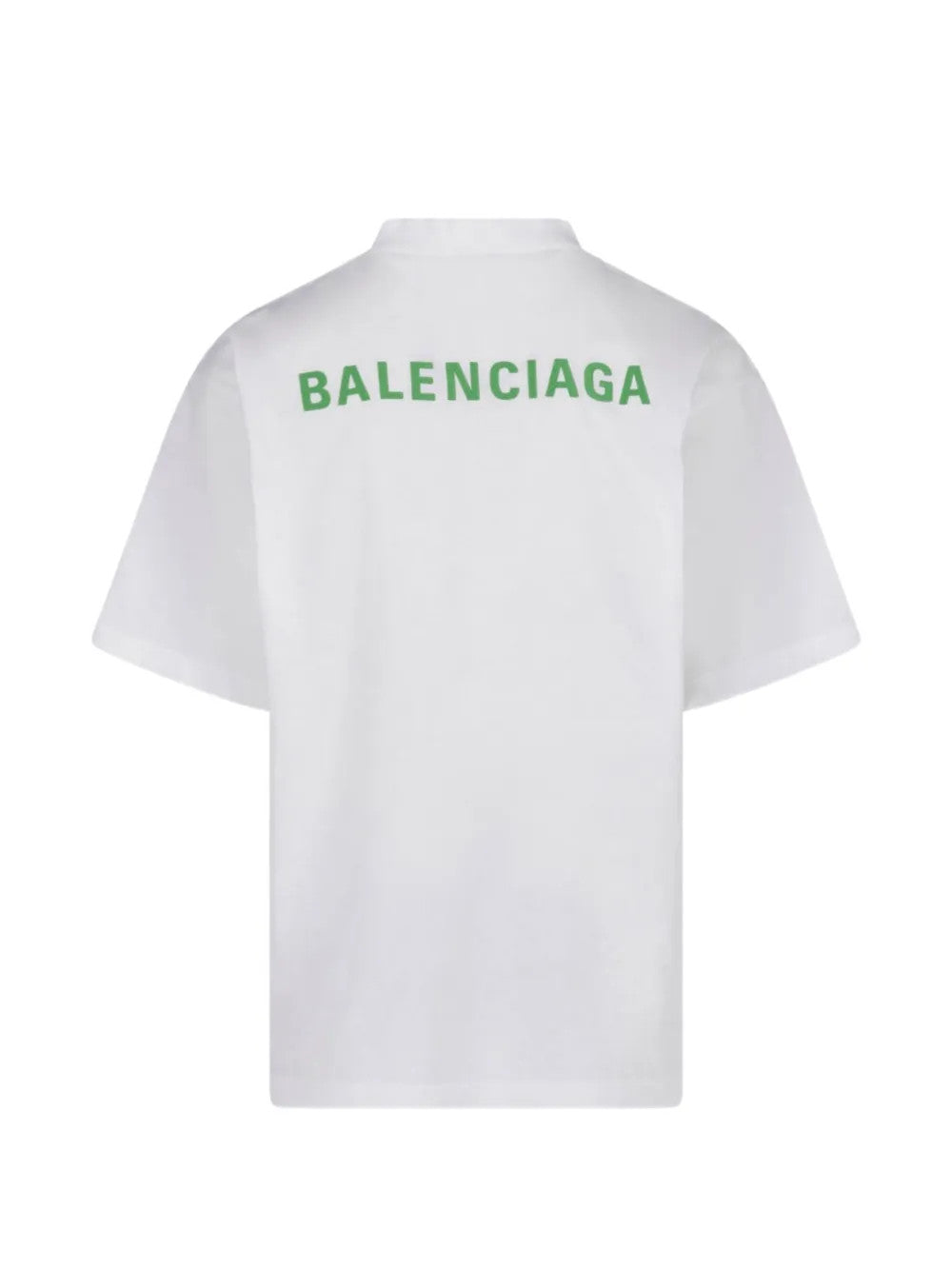 White t-shirt, back view