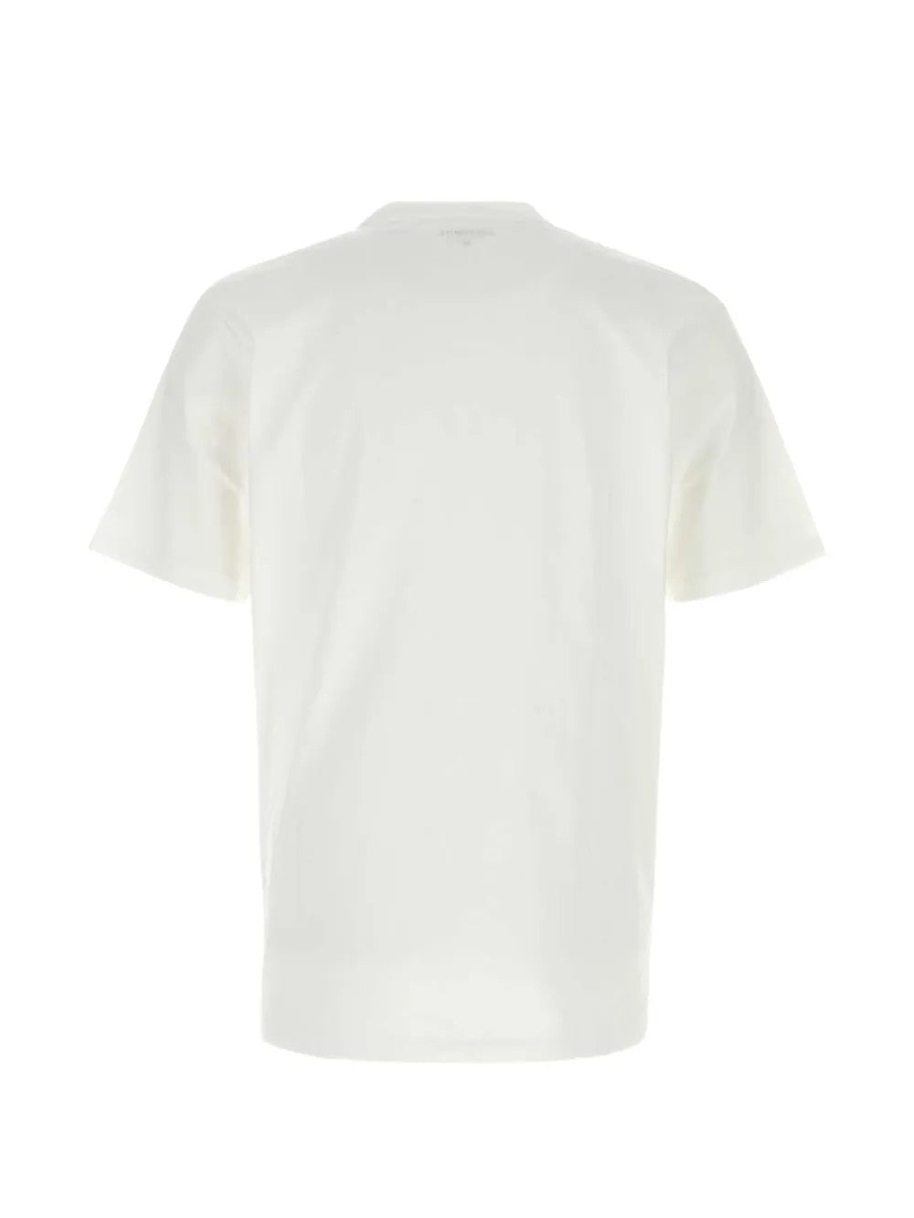White t-shirt, back view