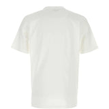 White t-shirt, back view