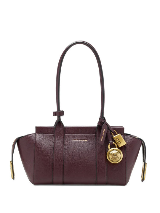 Burgundy bag, front view