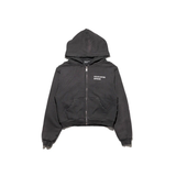Black hoodie, front view