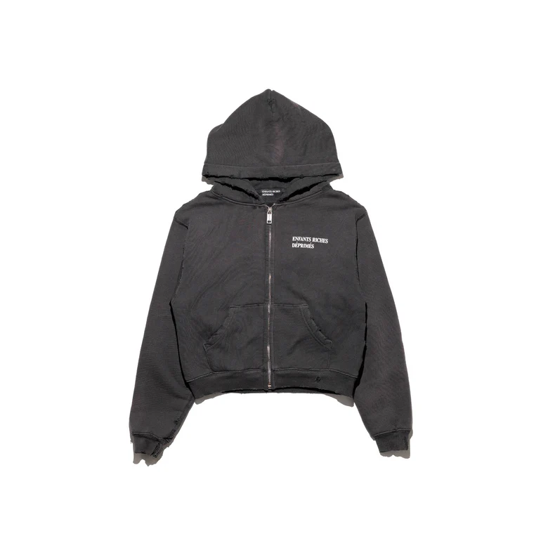 Black hoodie, front view