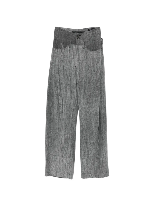 grey pant , front view