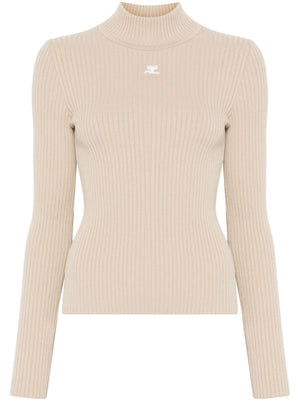 COURRÈGES - Women Reedition Knit LS Jumper