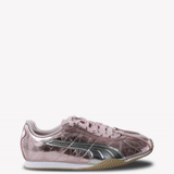 Pink shoes, side view