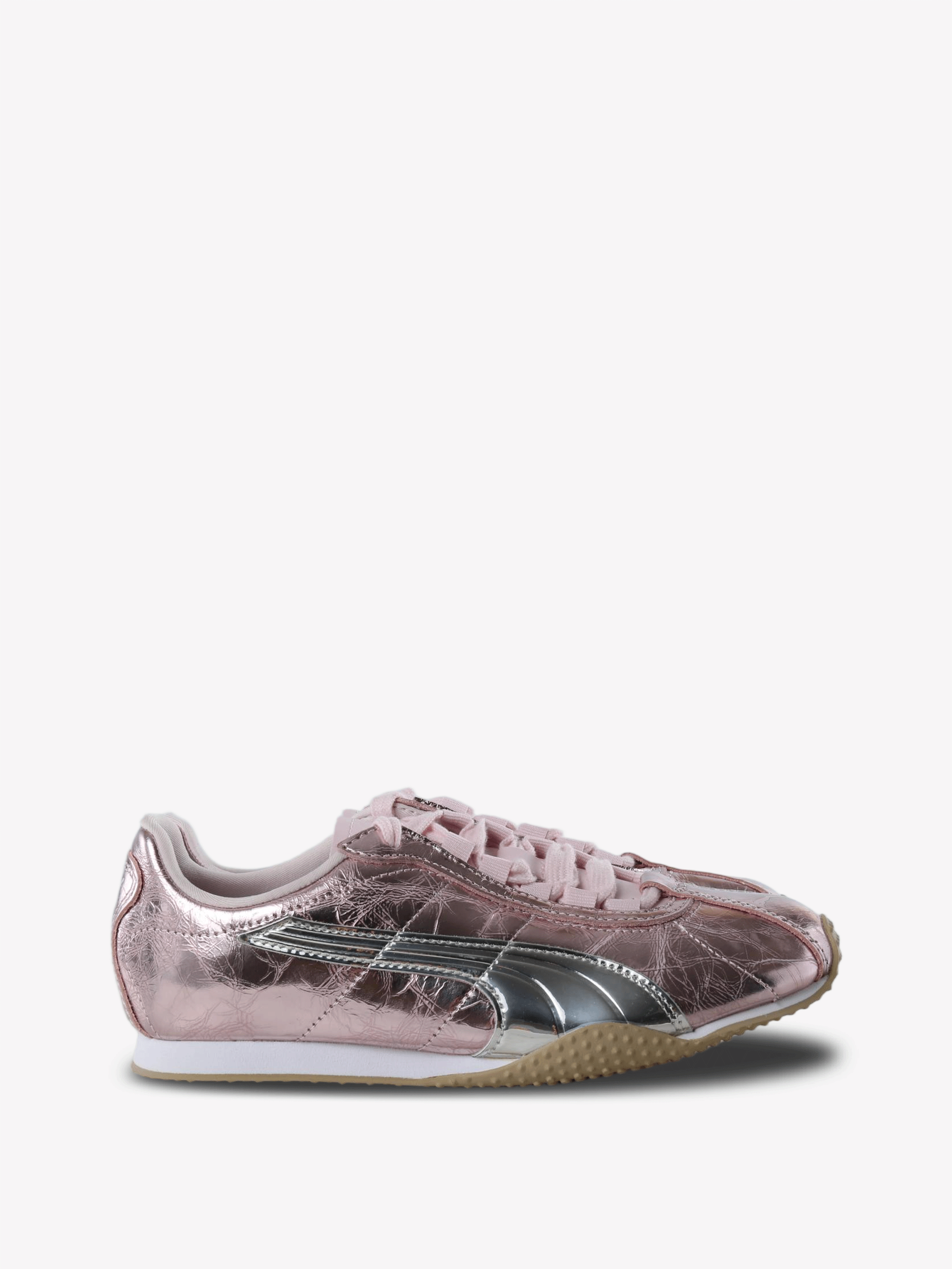 Pink shoes, side view
