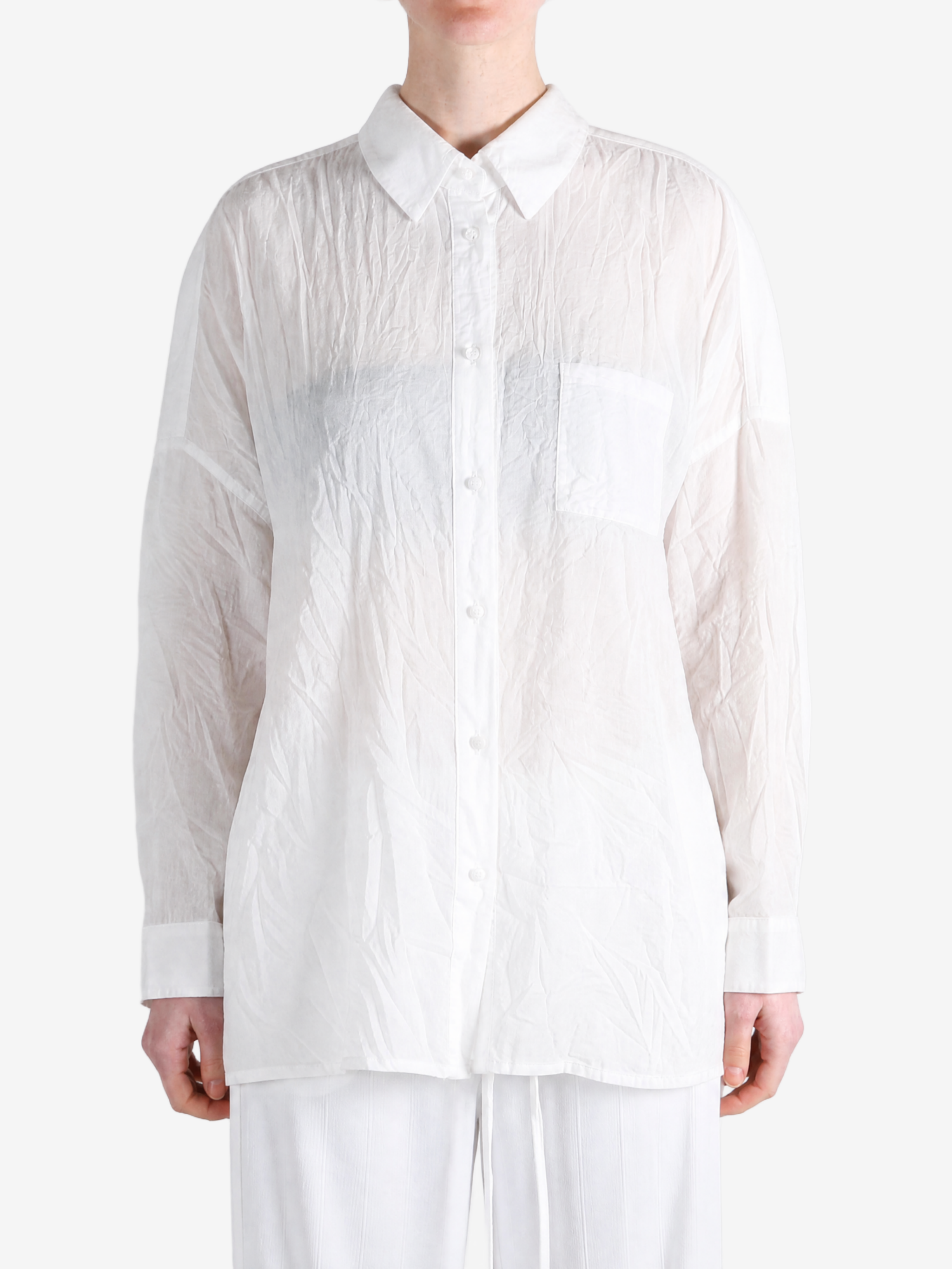 White shirt, front view