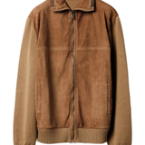 Brown jacket , front view