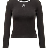 Black t-shirt, front view