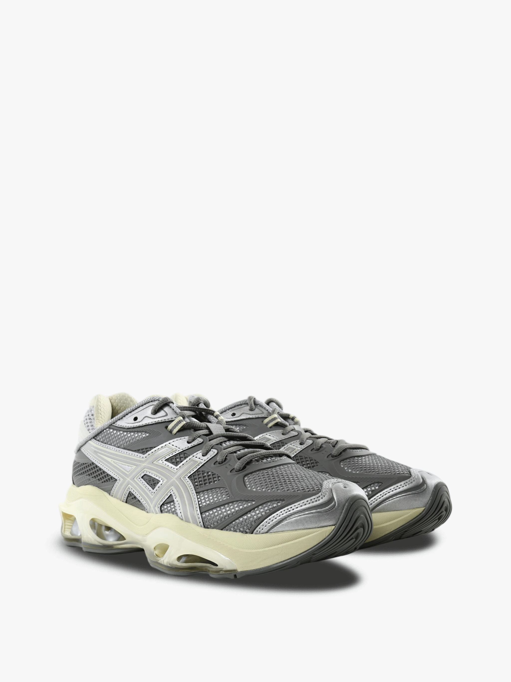 Grey shoes, front view