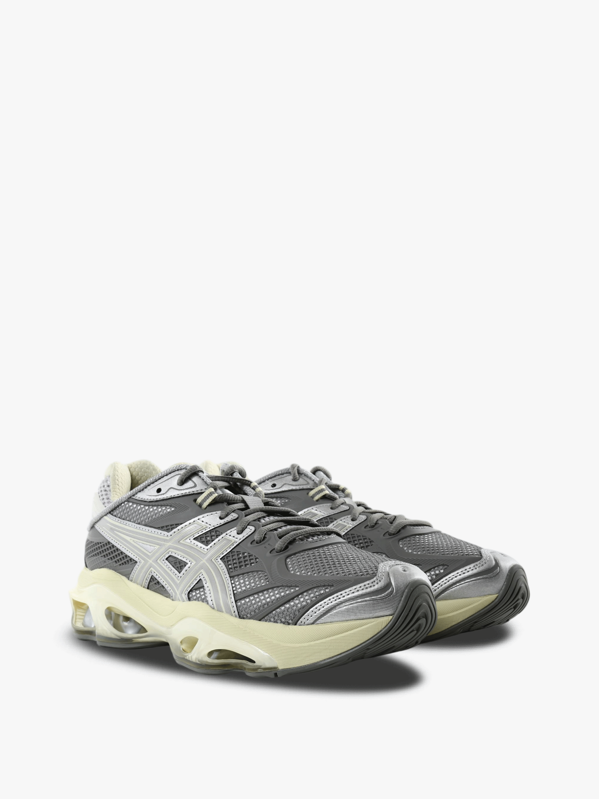 Grey shoes, front view
