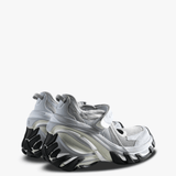 Grey shoes, side view