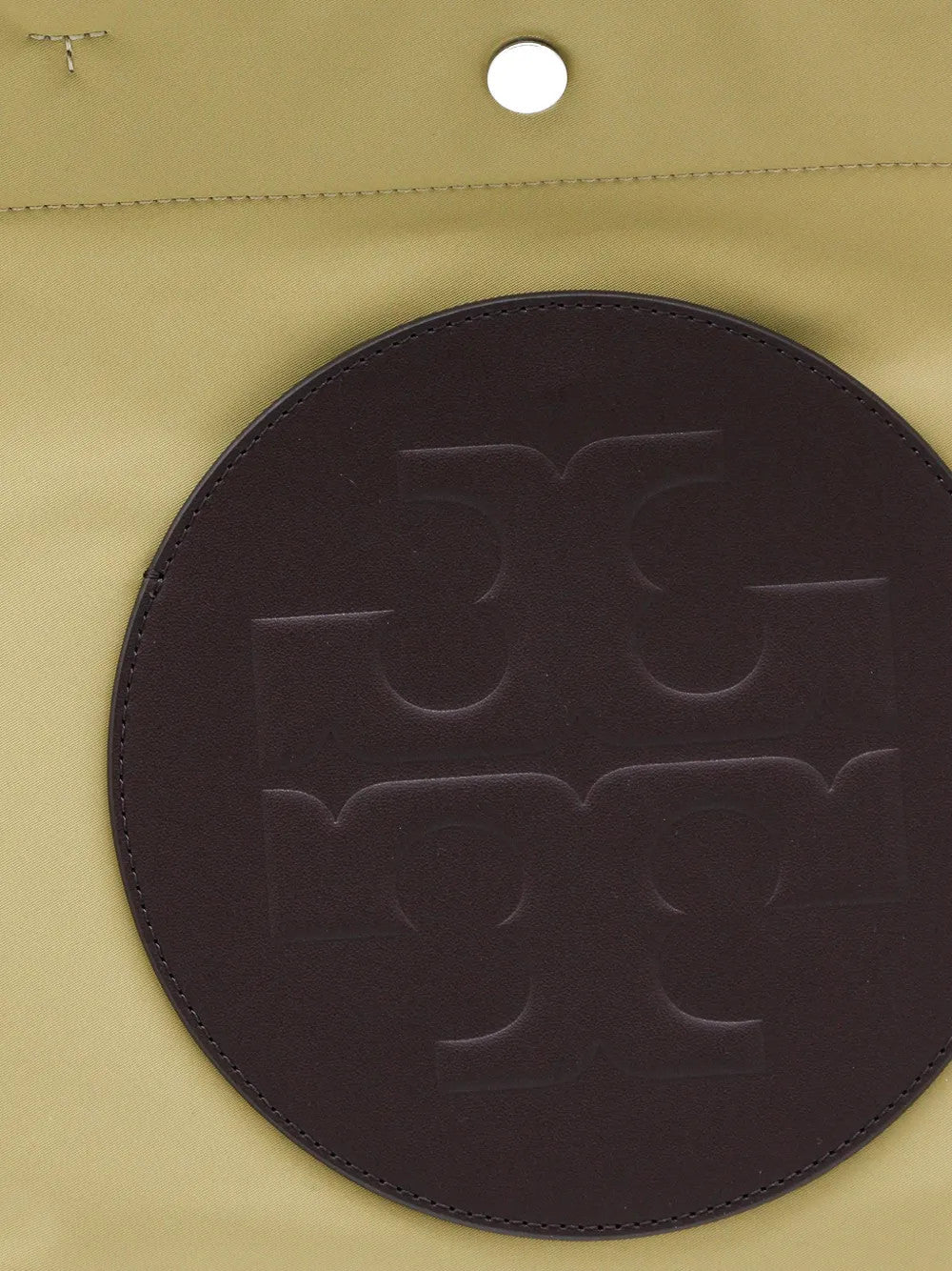 Tan bag, front view