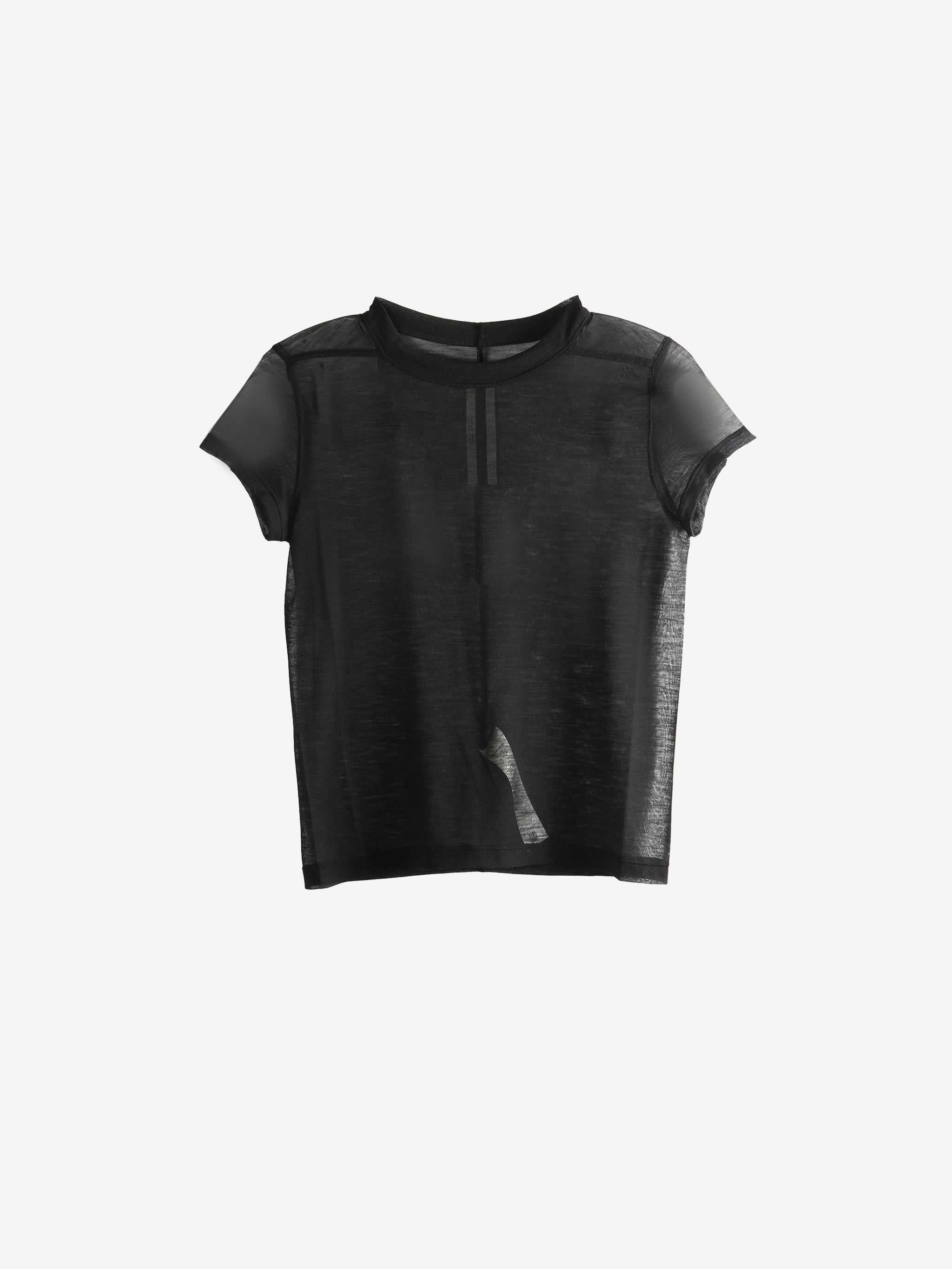 Black t-shirt, front view