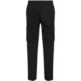 Black pants, back view