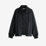 Black jacket, front view