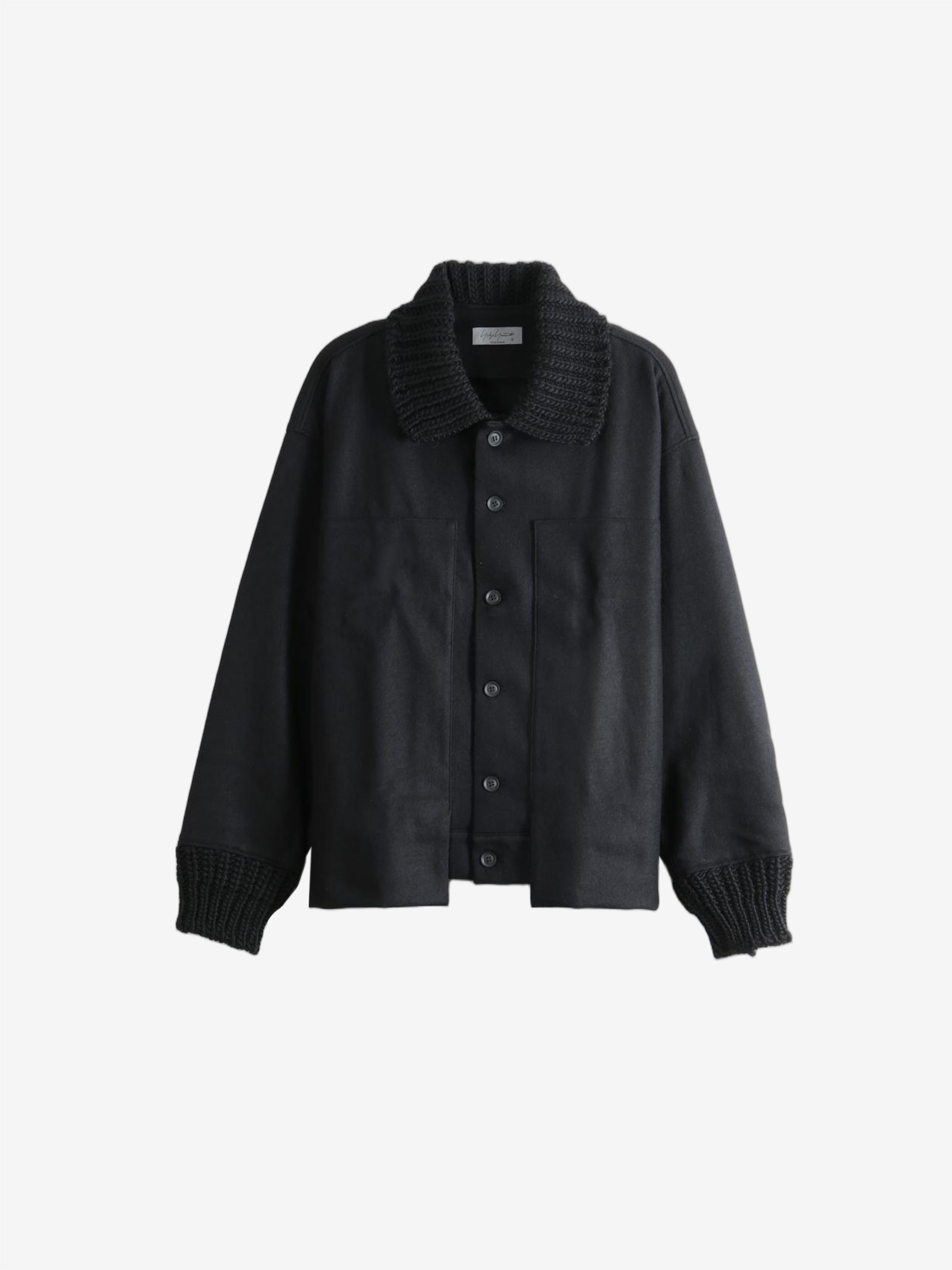 Black jacket, front view