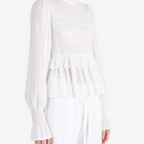 ANN DEMEULEMEESTER - Women Sasa Long Sleeve Ruffled Top