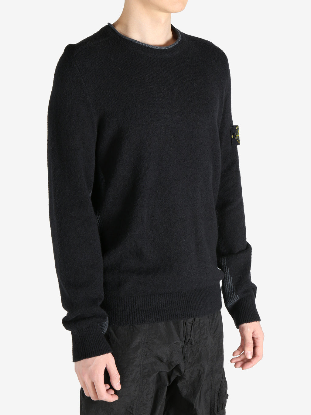 STONE ISLAND - Men Fleece With Accent Stitching