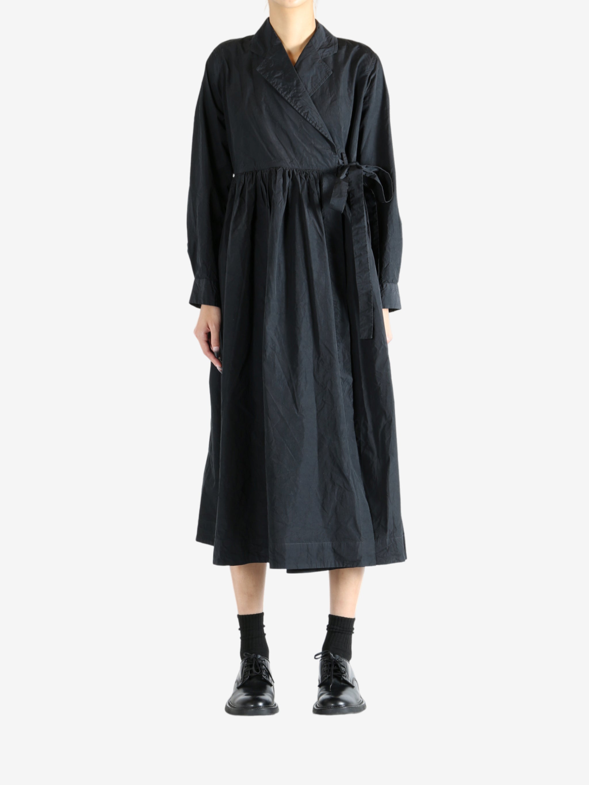 Black dress, full body view