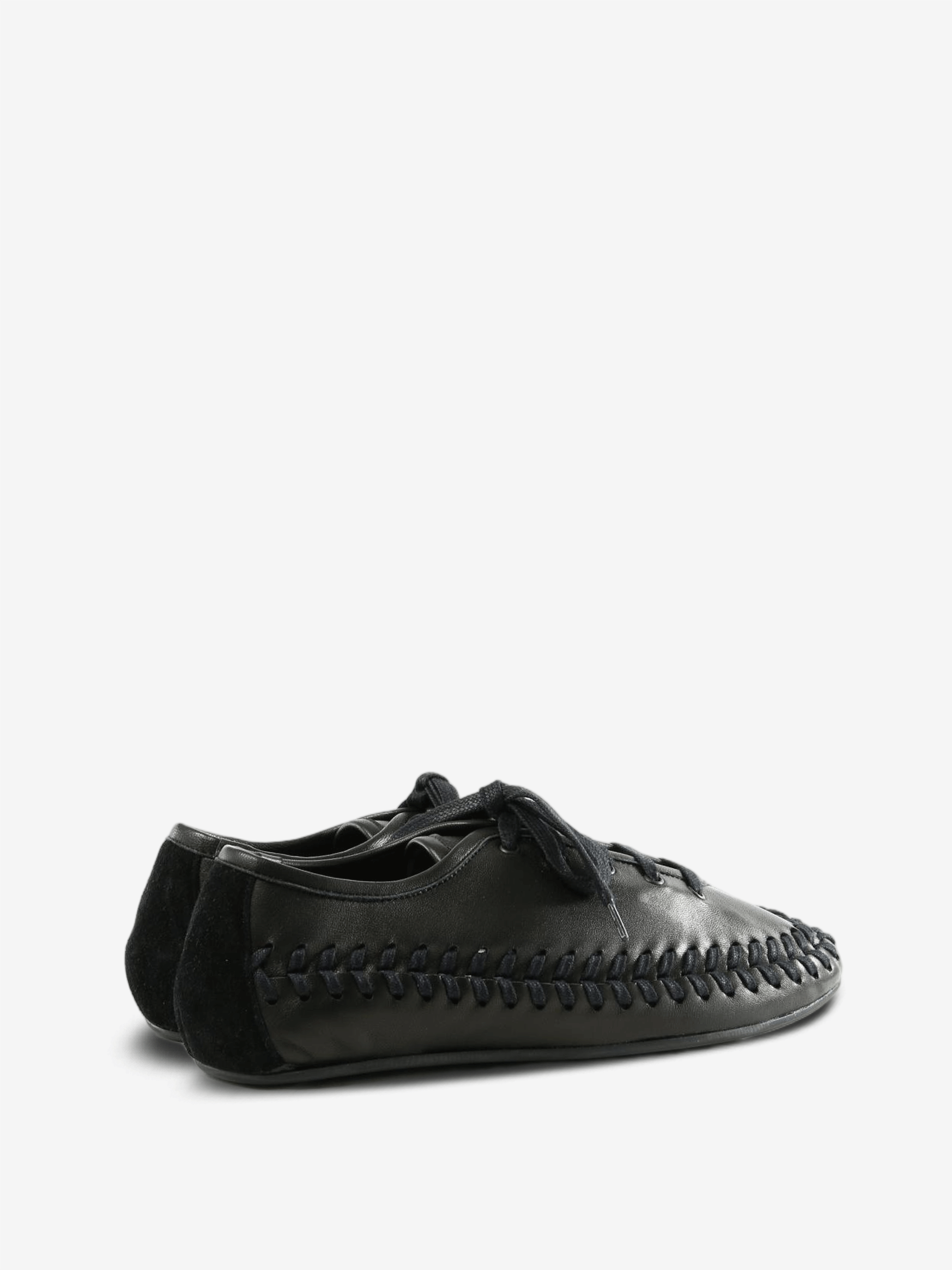 Black shoes, side view