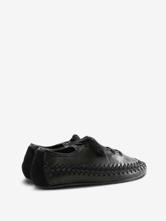 Black shoes, side view