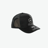 Black hat, side view