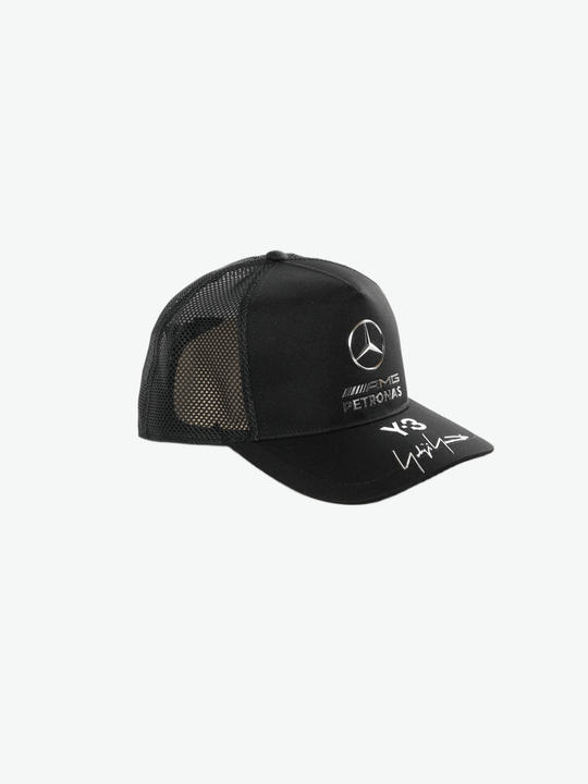 Black hat, side view