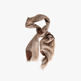 Brown scarf, front view