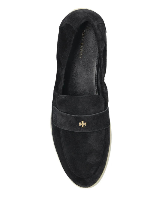Blue shoes, front view