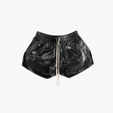 Black shorts, front view